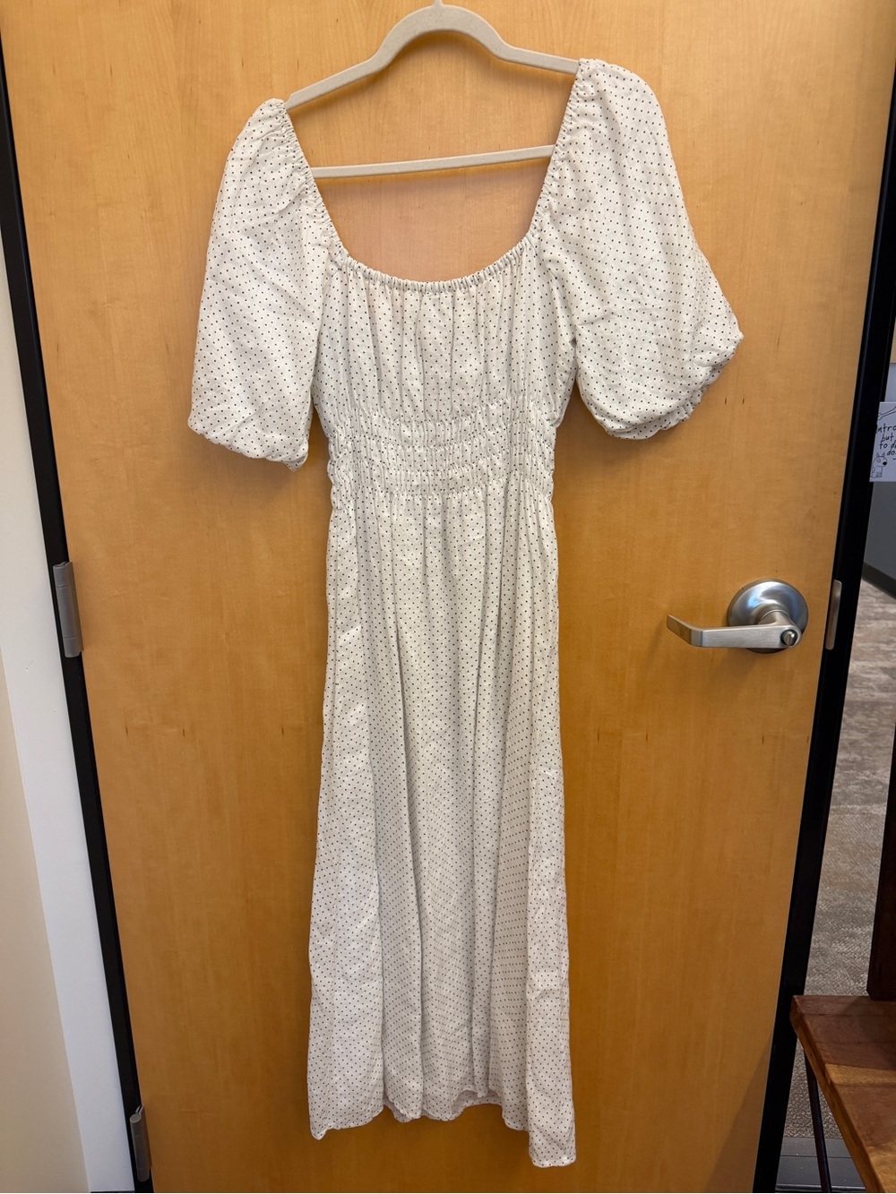 FAITHFULL THE BRAND
Maurelle Polka-Dot Print Linen Midi Dress size medium - Picture 10 of 10